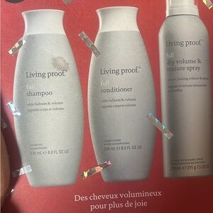 Living Proof Gray Full Shampoo, Conditioner & Volume Spray Set